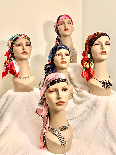 Patterned scarves